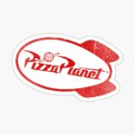 استیکر لپتاپ استیکر Toy Story - Pizza Planet