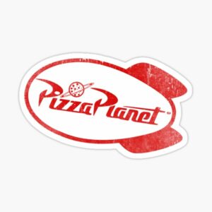 استیکر لپتاپ استیکر Toy Story - Pizza Planet