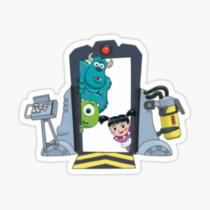 استیکر لپتاپ سالیوان - در