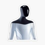 استیکر لپتاپ تسلا بات