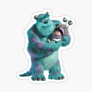 استیکر لپتاپ سالیوان و بو