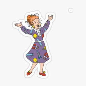 استیکر لپتاپ ‌سفرهای علمی - خانم فریزل