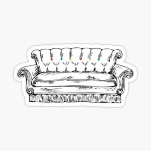 استیکر لپتاپ فرندز - مبل سنترال پارک