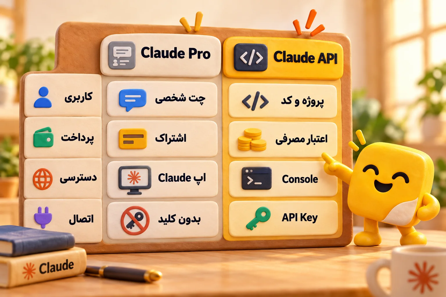 خرید Claude API یا اشتراک Pro؟ مقایسهٔ کاربری، پرداخت، دسترسی و اتصال؛ چت شخصی در برابر کد، Console و API Key