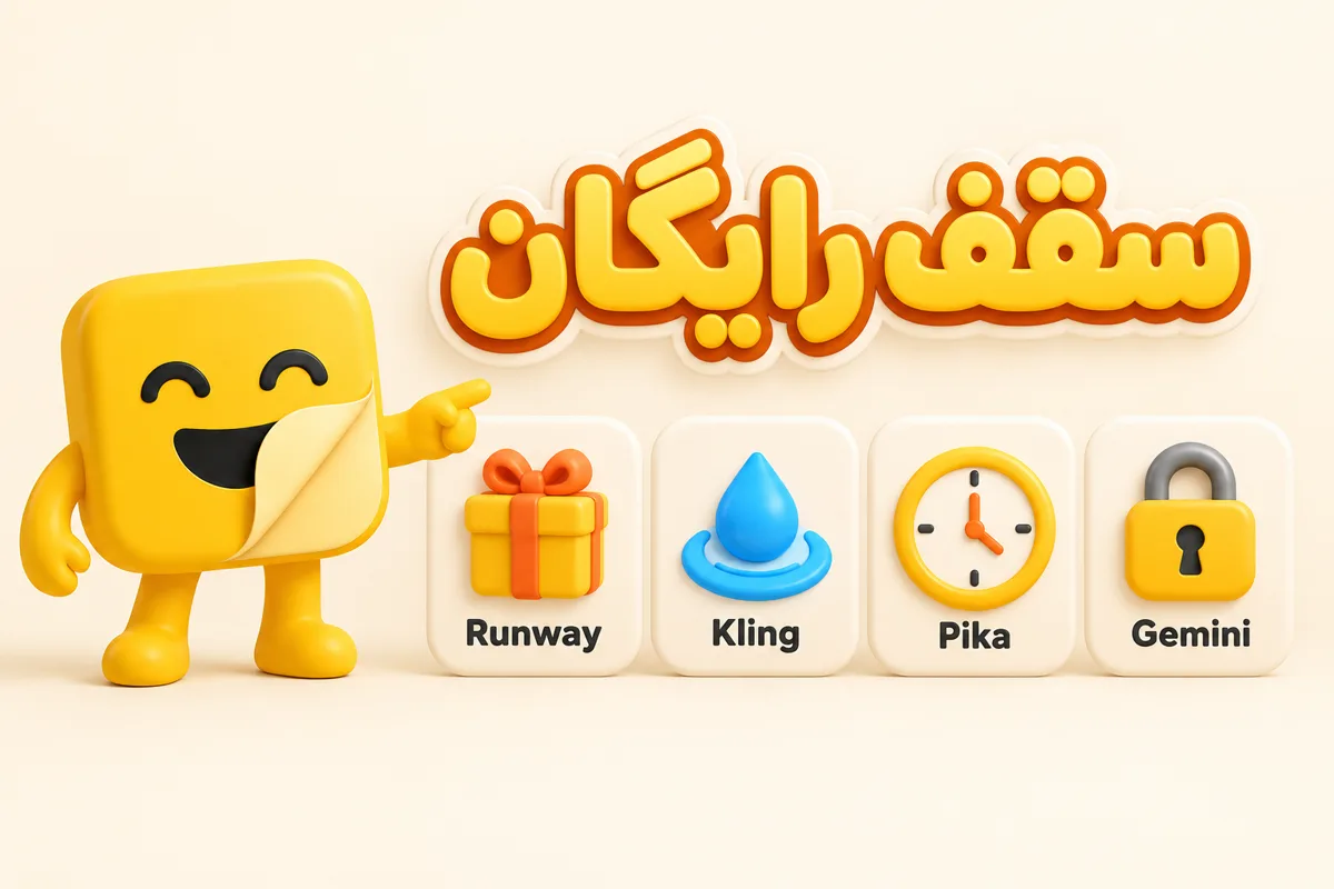 مقایسهٔ سقف هوش مصنوعی تبدیل عکس به ویدیو رایگان در Runway، Kling، Pika و Gemini