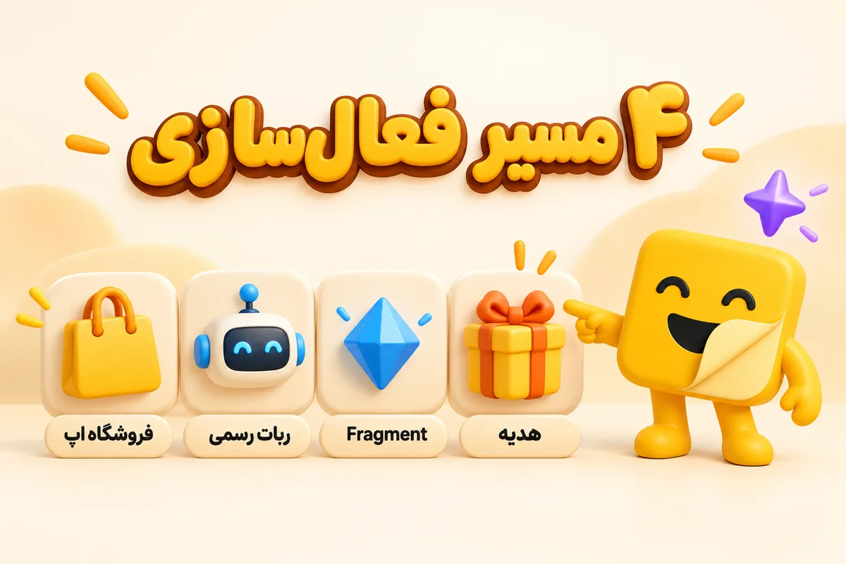 چهار مسیر رسمی پرمیوم کردن تلگرام