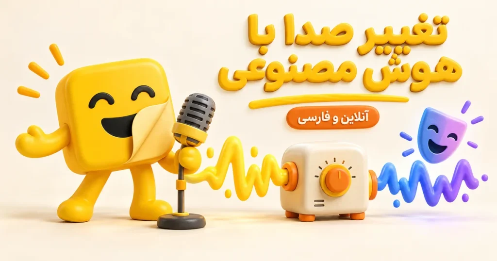 تغییر صدا با هوش مصنوعی آنلاین؛ تبدیل اجرای ضبط‌شده به صدایی دیگر